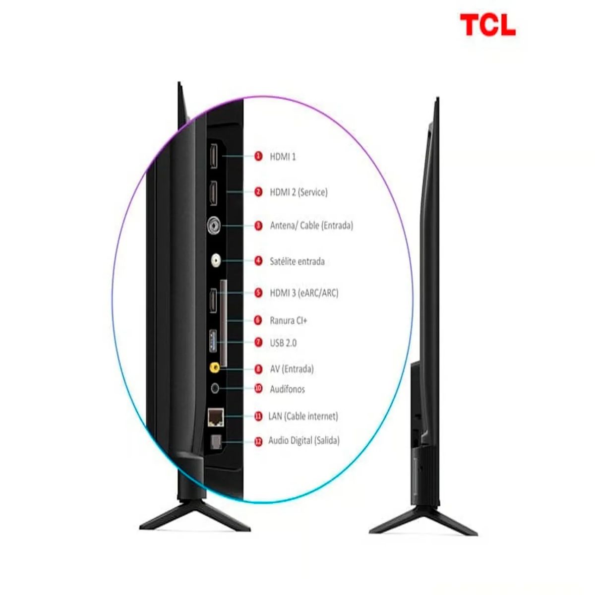TCL - Televisor TCL LED 43 UHD 4K Smart Tv 43P635