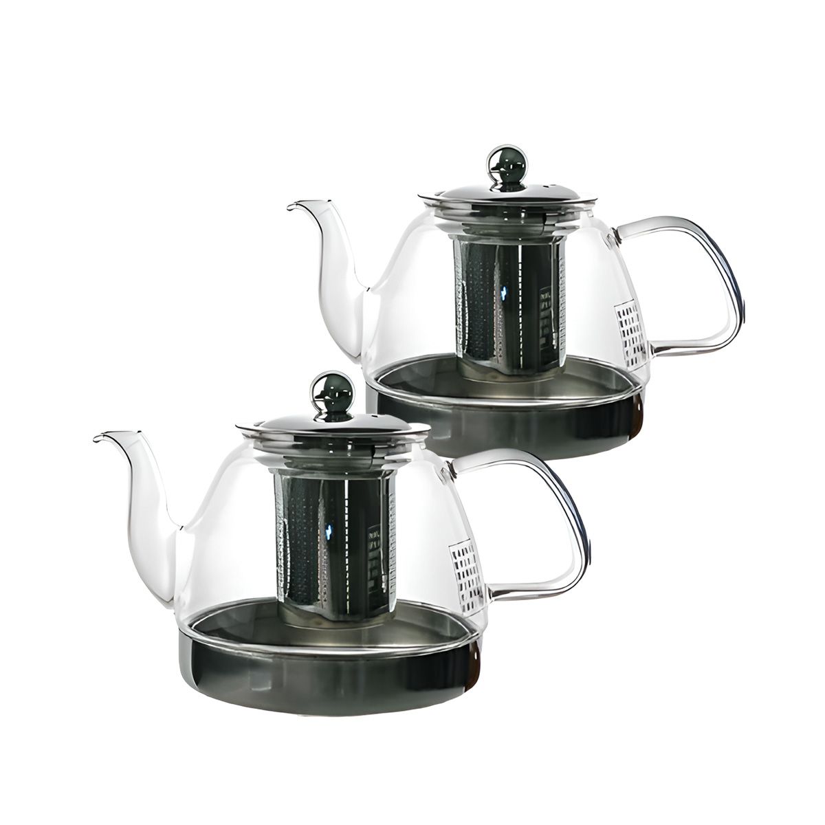 GENERICO - Pack2 Recipiente para Hervir Tranparente Y+Ligas de Regalo