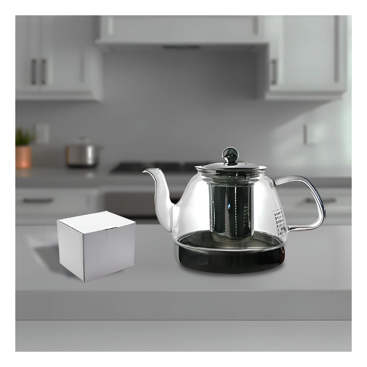 GENERICO - Pack4 Recipiente de Infusiones Transparent Y+Regalo Agendita