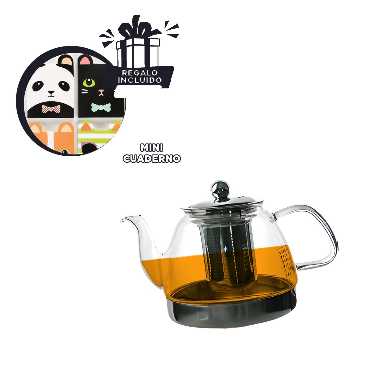 GENERICO - Pack12 Recipiente para Preparar Infusiones Y+Regalo Agendita