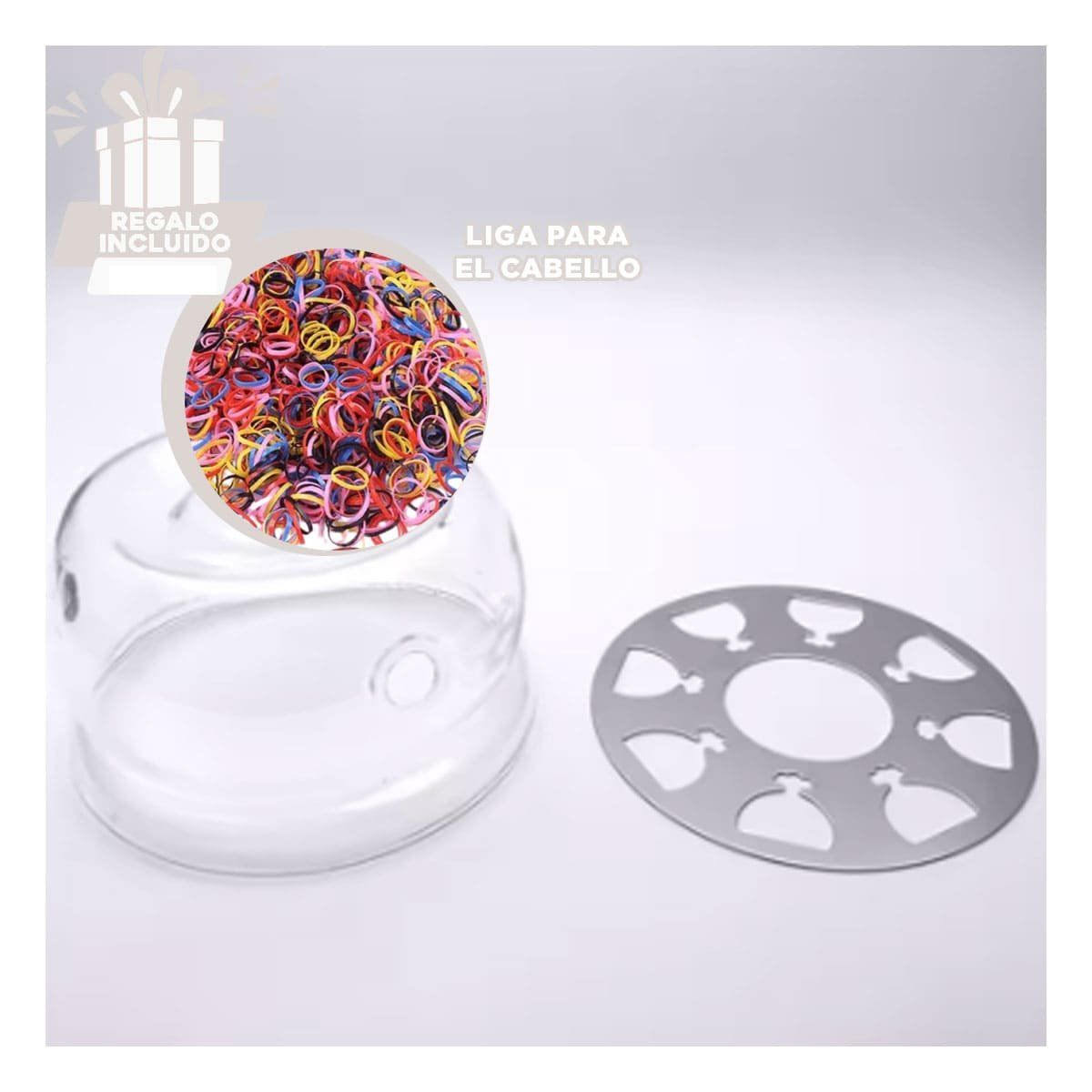 GENERICO - Base con Vela Interna en Transparente Y+Ligas de Regalo