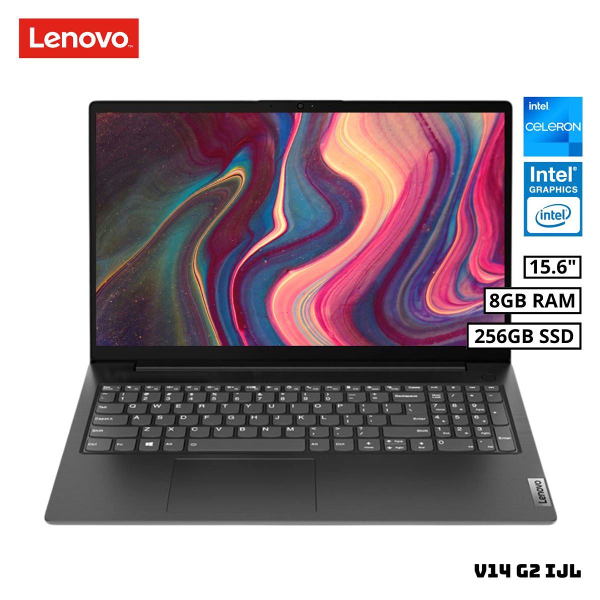 LENOVO - LAPTOP LENOVO V15 G2 IJL 15.6 FHD INTEL CELERON N4500 8GB RAM 256GB SSD + COOLER TEROS + MOUSE PAD