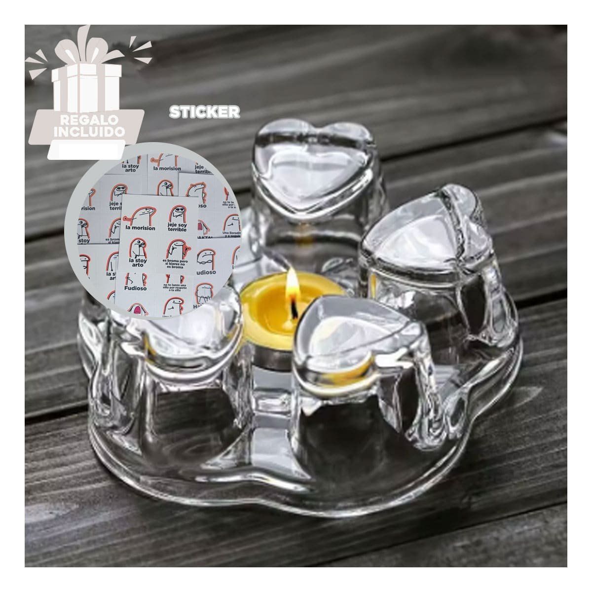 GENERICO - Base Portatil para Calentar PD24-441 Y+Regalo Stickers