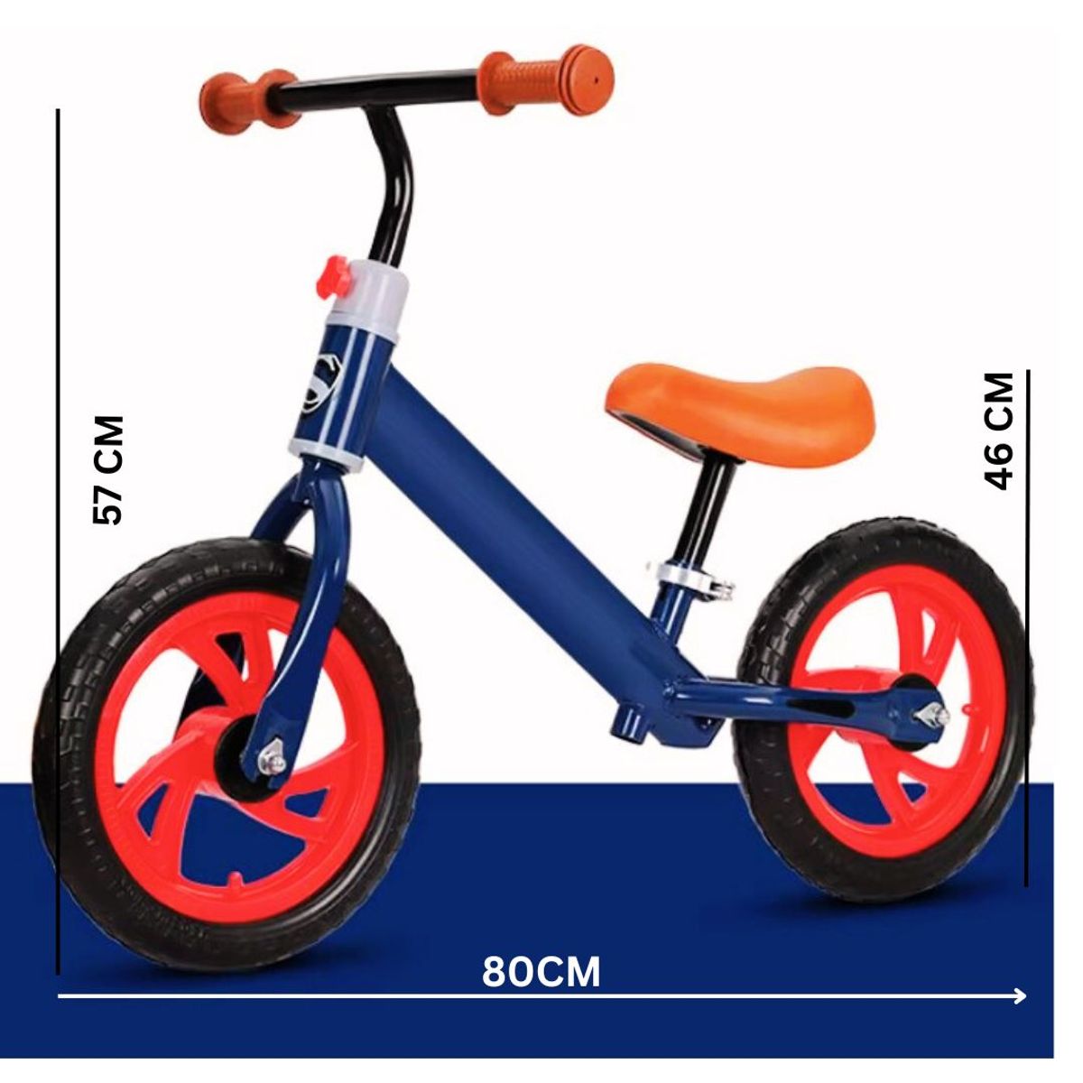 GENERICO - Bicicleta de Balance Lux Azul Para Niños Aro 12