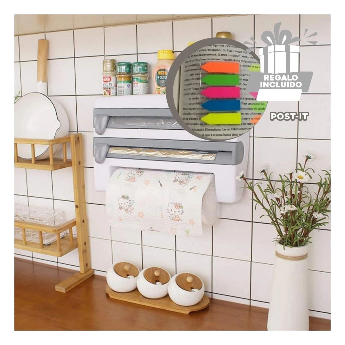 GENERICO - Expendedor Versatil Doble en Plomo Y+Post-it Adhesivos
