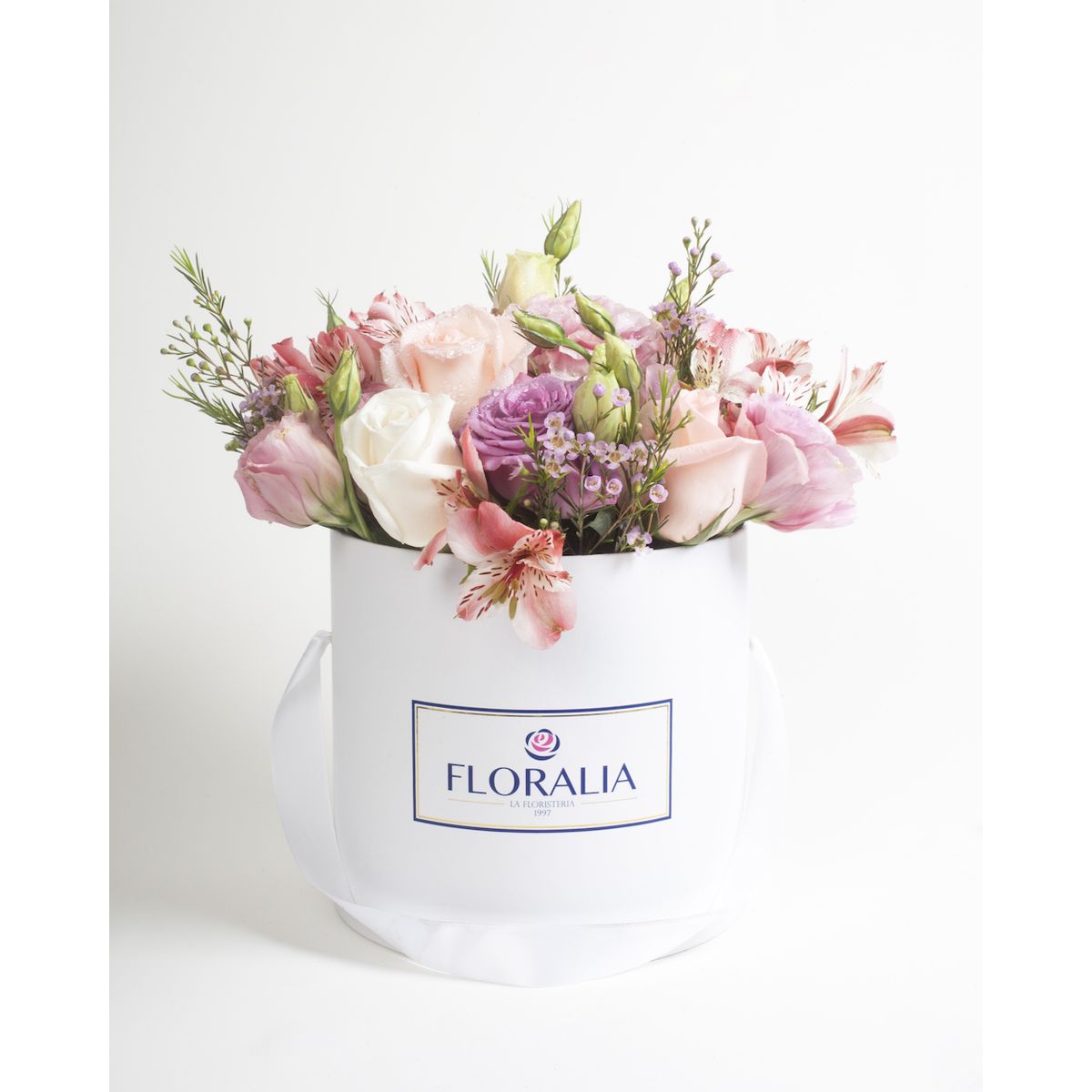 FLORALIA - Arreglo de flores - Pensamiento Mix Silvestre Chica - Rosas