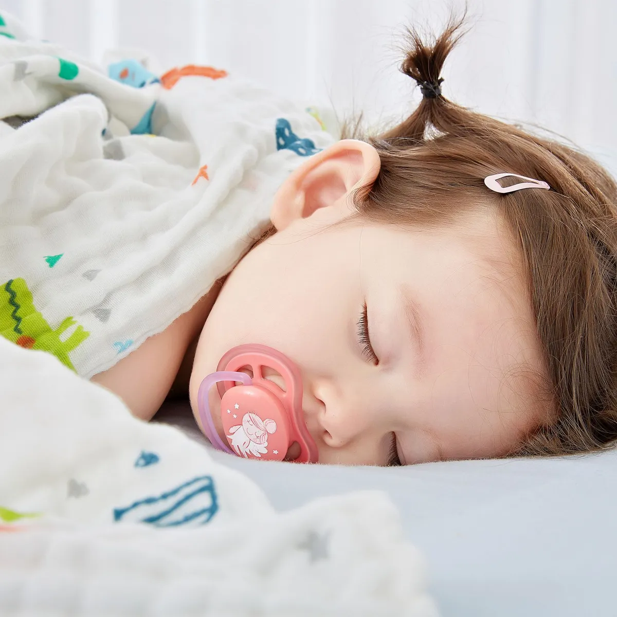 GENERICO - Manta Muselina para Bebé 6 Capas 100% algodón - Dinosaurio