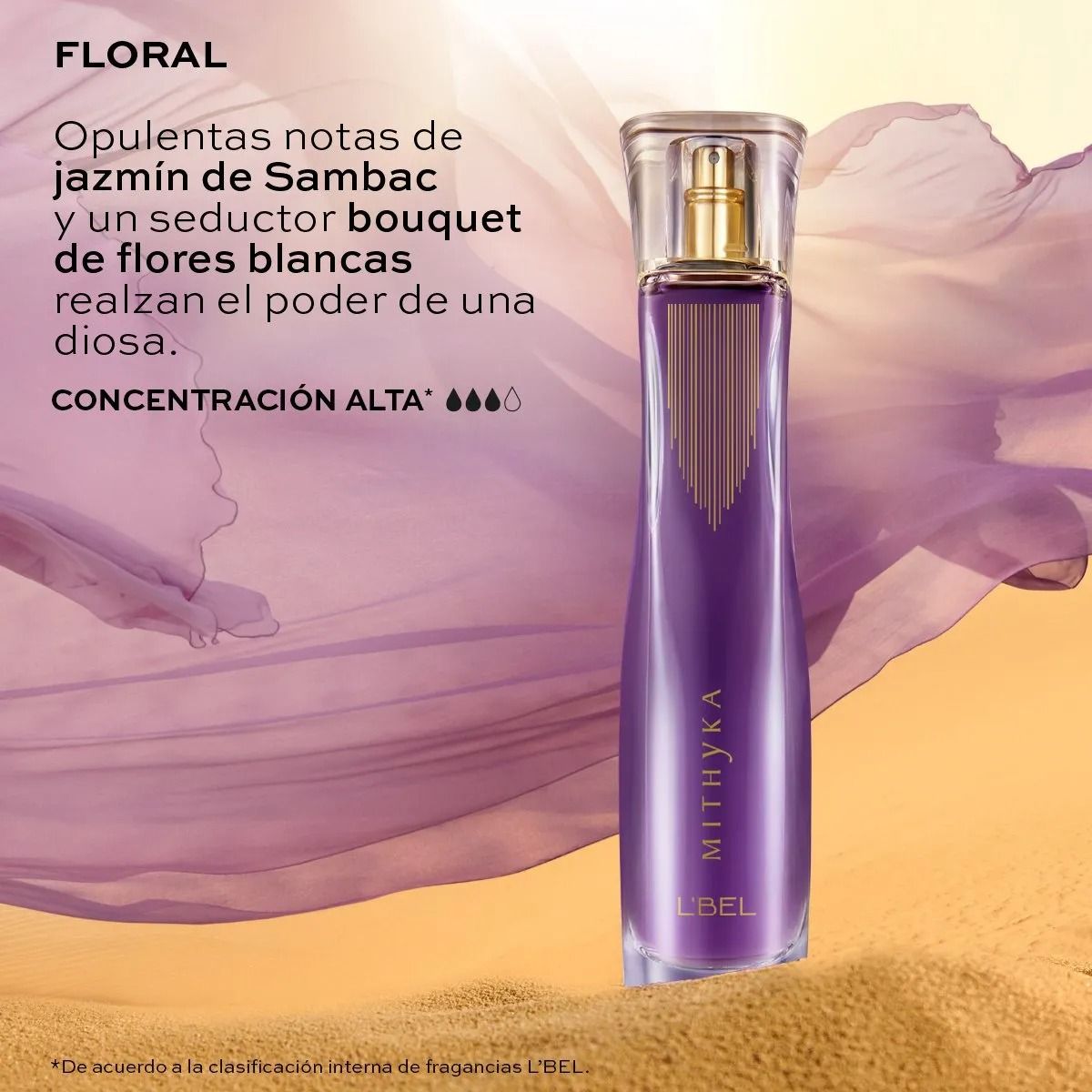 LBEL - PERFUME MITHYKA  AROMA DULCE FLORAL L,BEL 50ml