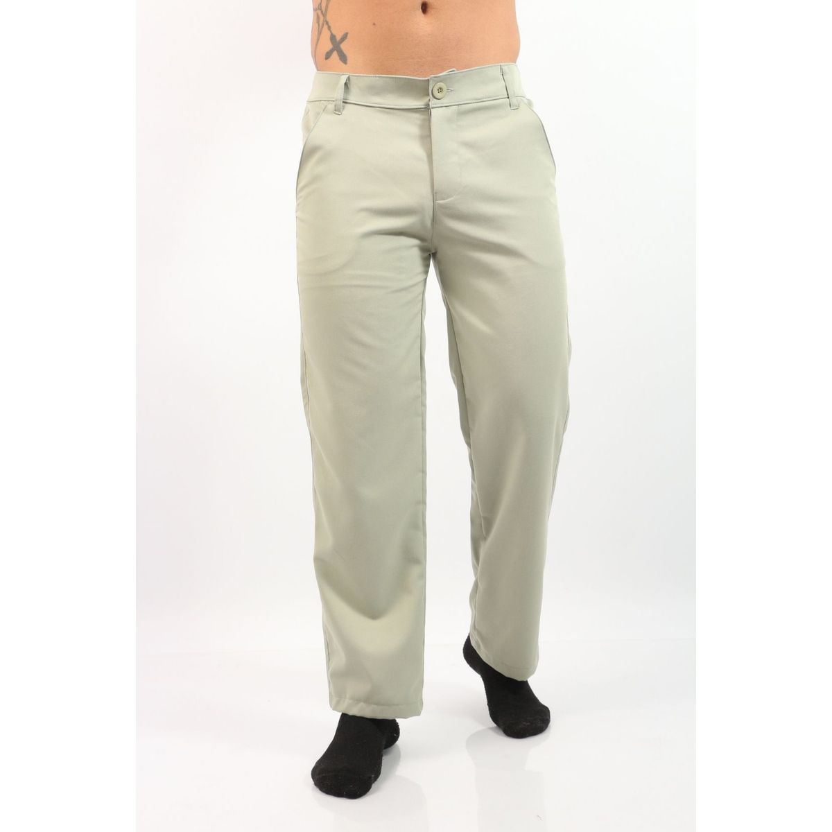 J JERAOUS - PANTALOM JERAOUS MILANO RECTO PRESSTO Verde Claro