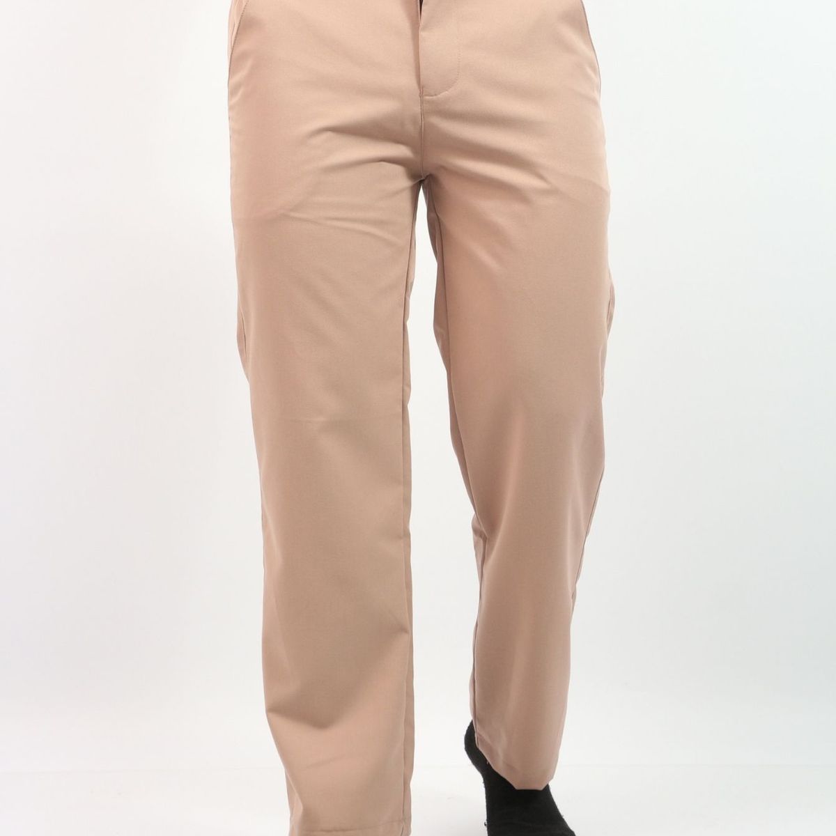 J JERAOUS - PANTALOM JERAOUS MILANO RECTO PRESSTO Taupe