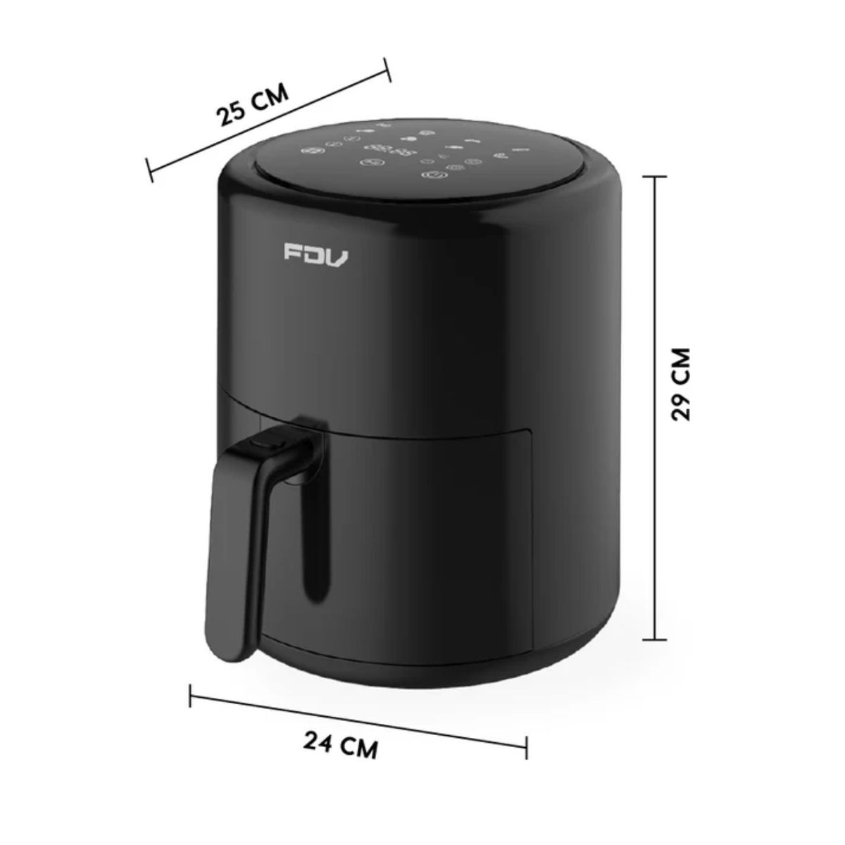 FDV - Freidora de Aire Black 3.5 L FDV