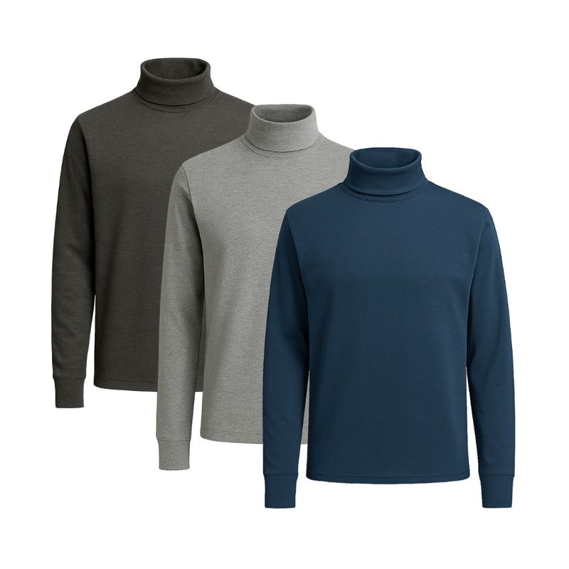 GENERICO - TRIPACK CAFARENA DE HOMBRE - Acero Melange y Charcoal