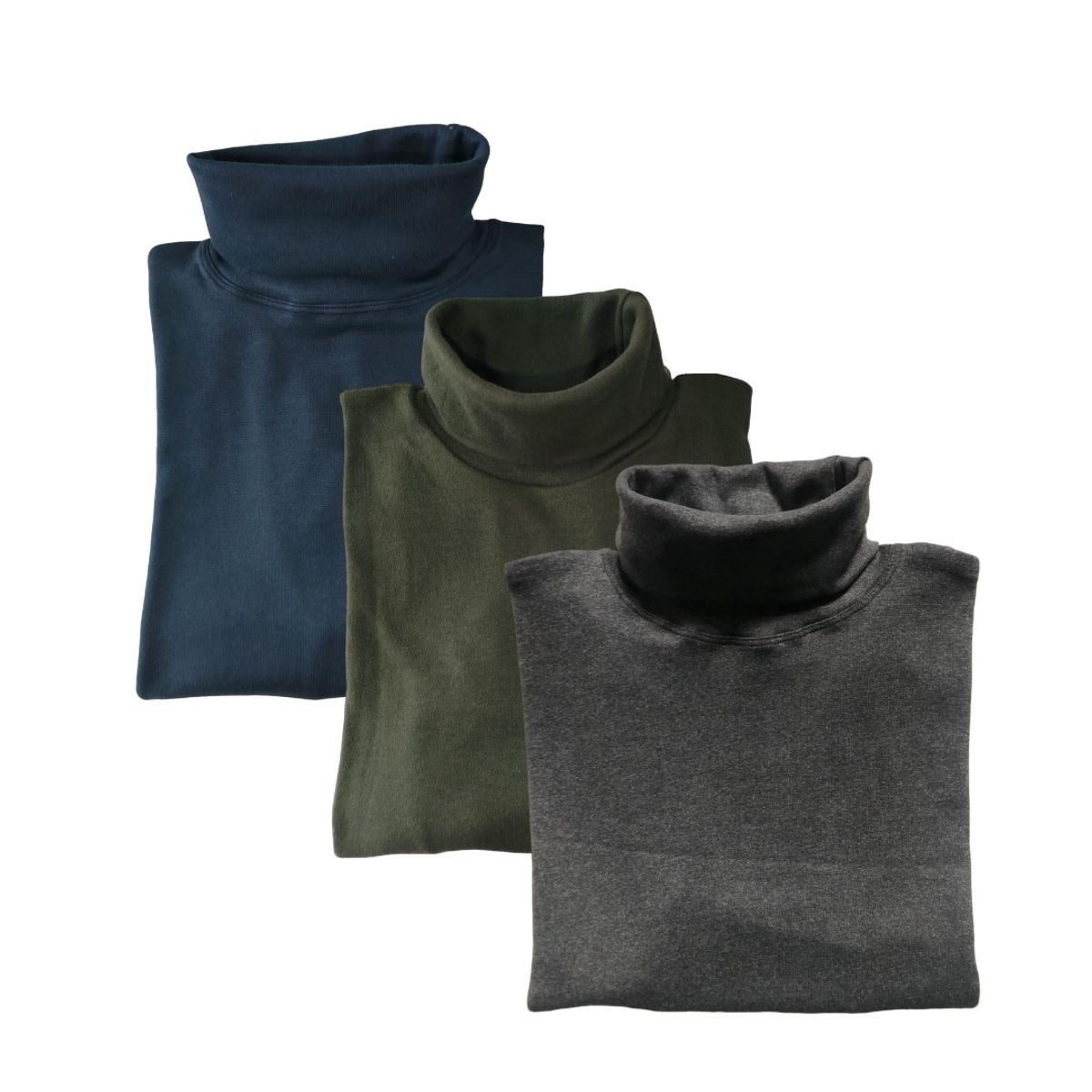 GENERICO - Tripack Cafarena de Hombre - Acero Verde y Charcoal