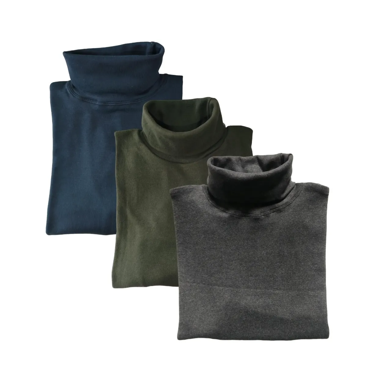 GENERICO - Tripack Cafarena de Hombre - Acero Verde y Charcoal