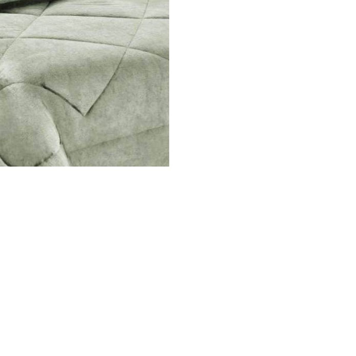 GENERICO - EDREDON PIEL DE ANGEL CON SHERPA  3 PIEZAS VERDE