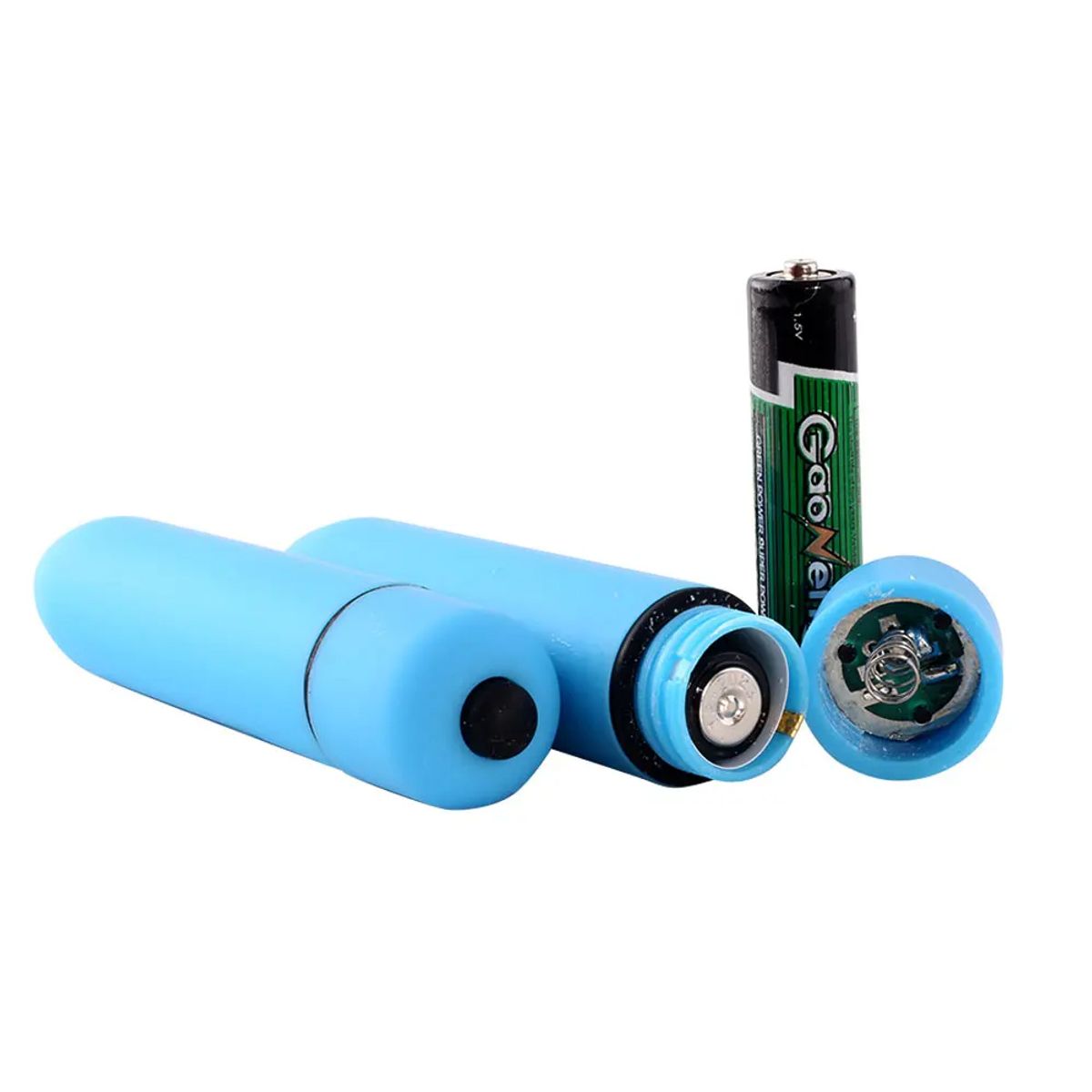 GENERICO - Vibrador De 8 Velocidades  Consolador De Silicona - CELESTE