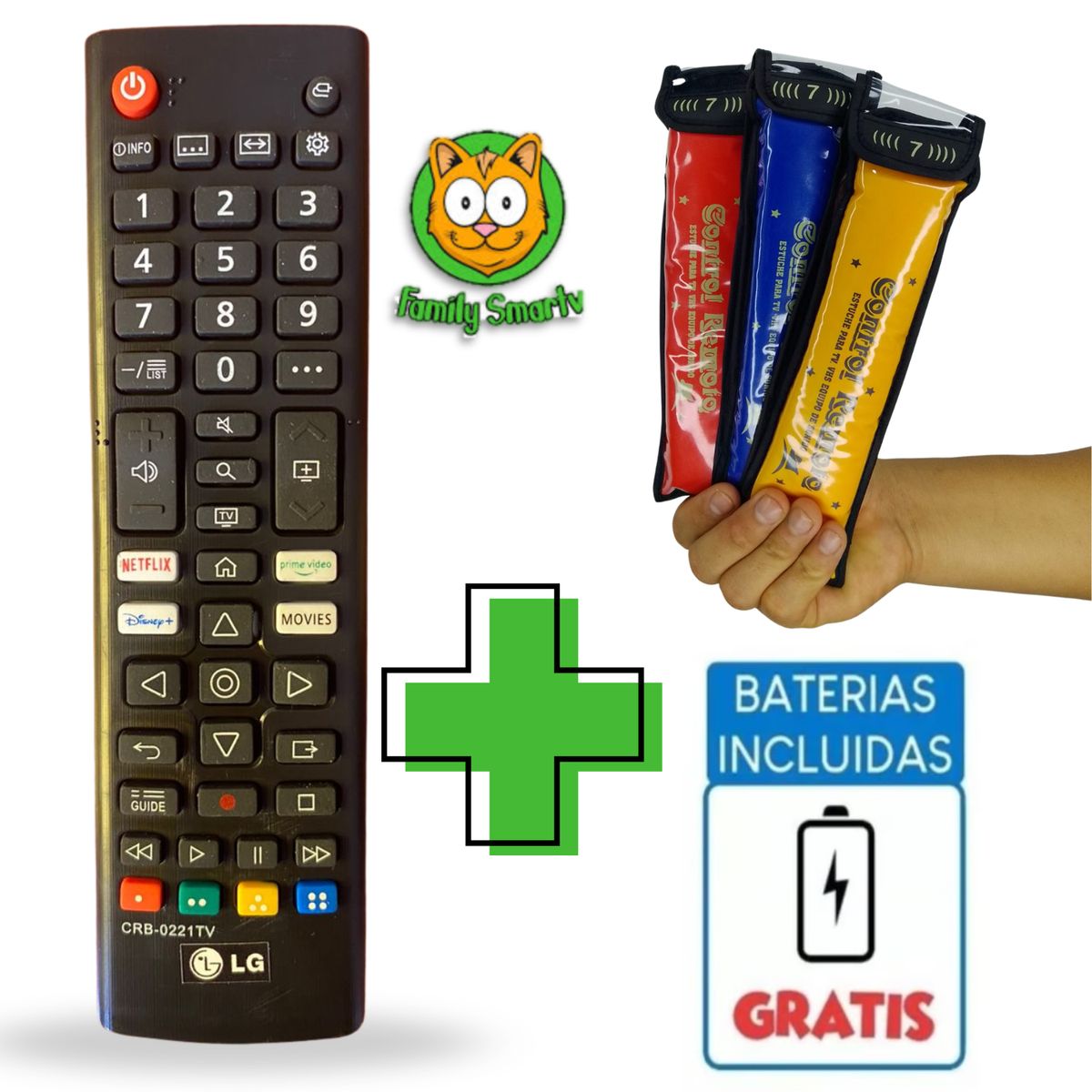 GENERICO - Control Remoto Genérico LG Smart Tv Nanocel OLED UHD 4K + Funda