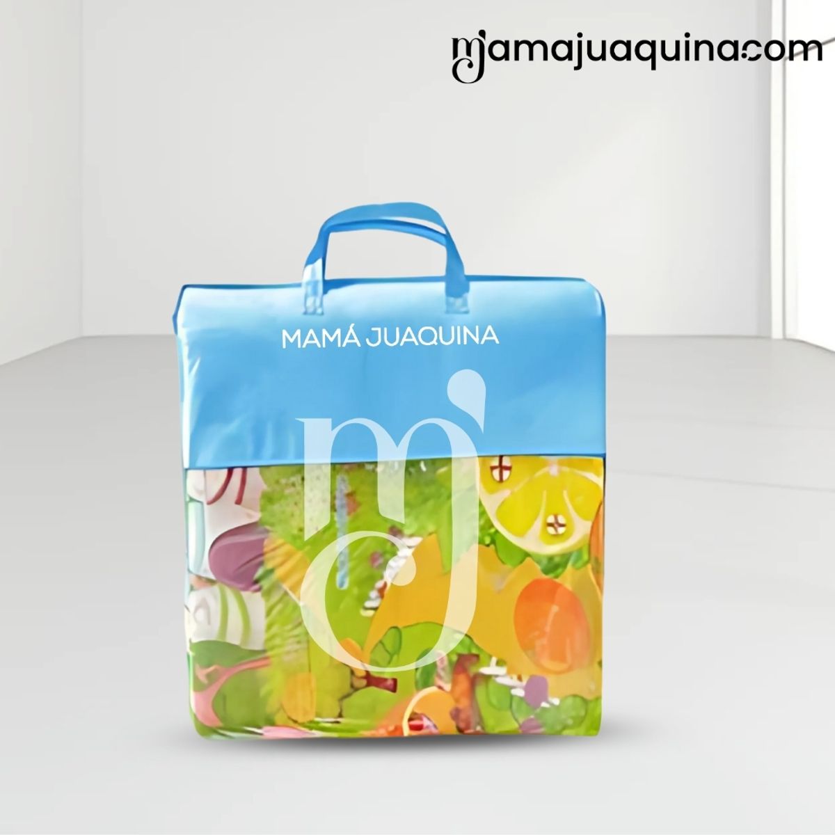 BABY - Alfombra Impermeable Reversible «LITTLE GARDEN» Green