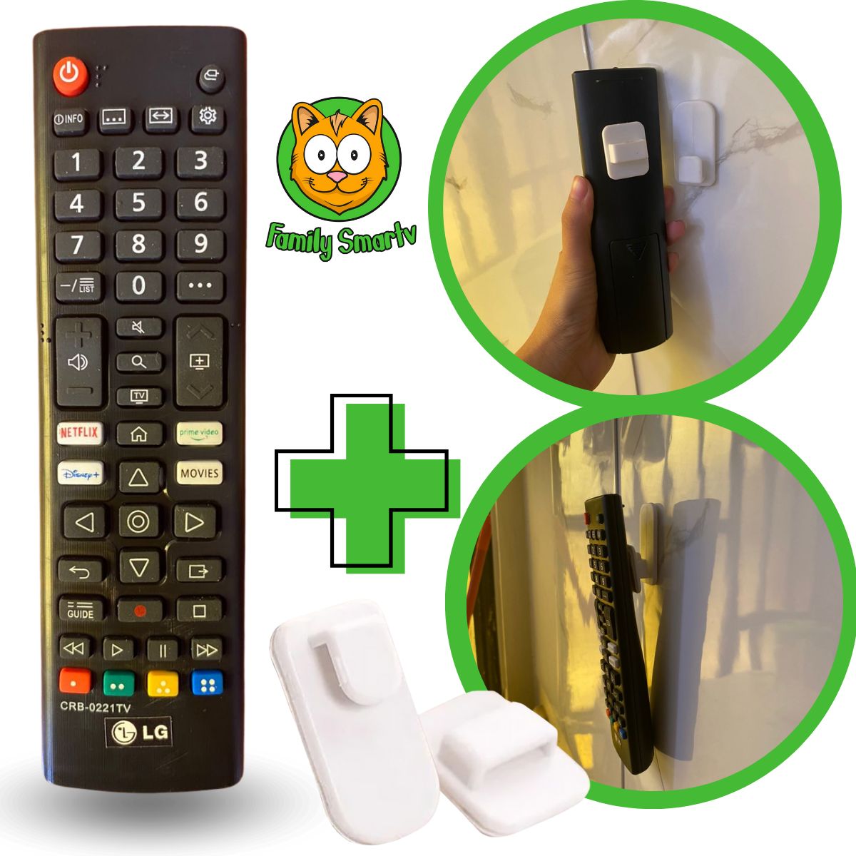 GENERICO - Control Remoto Generico LG Smart Tv Nanocel OLED UHD 4K + soporte