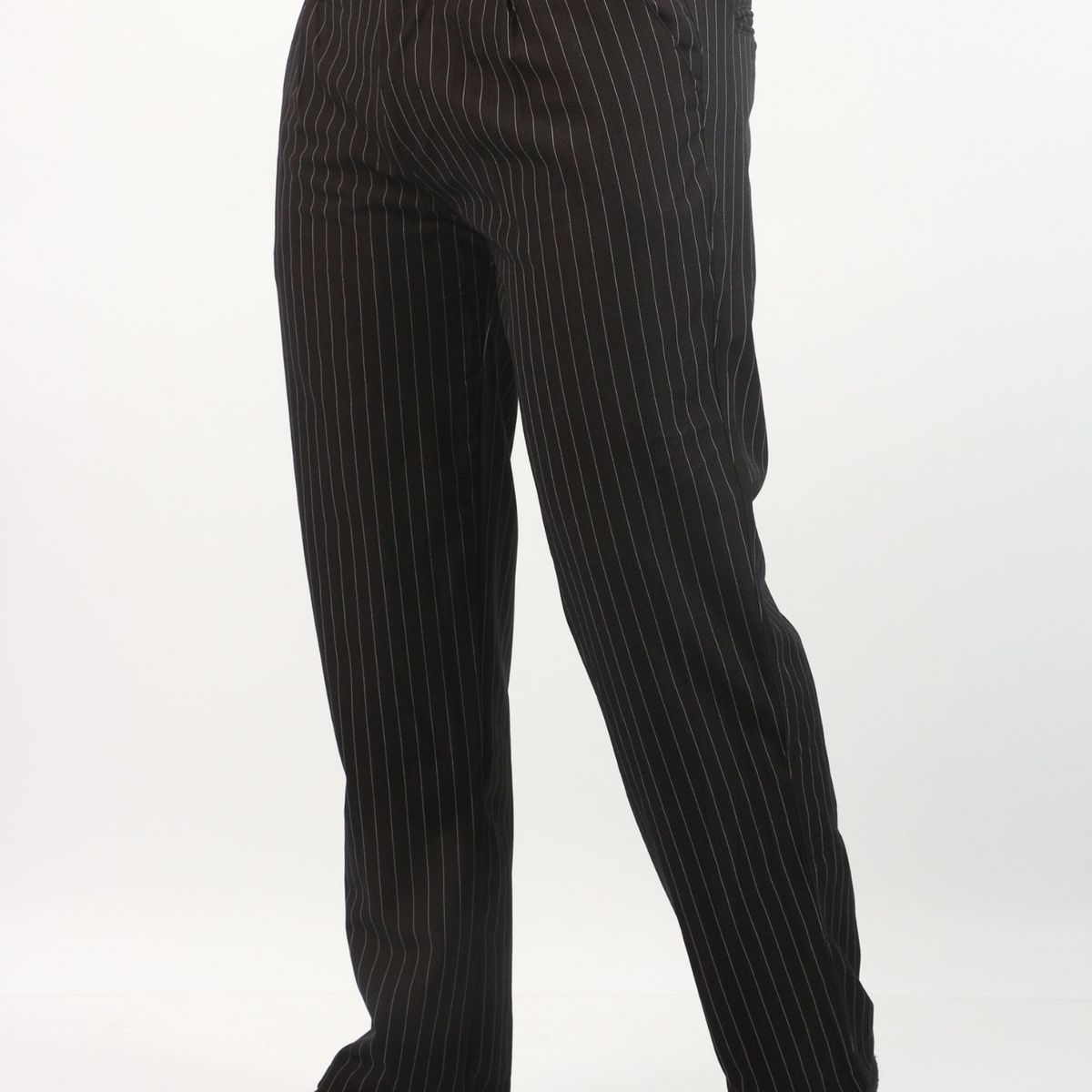 J JERAOUS - PANTALOM JERAOUS MILANO RECTO RAYAS PAOLO Negro