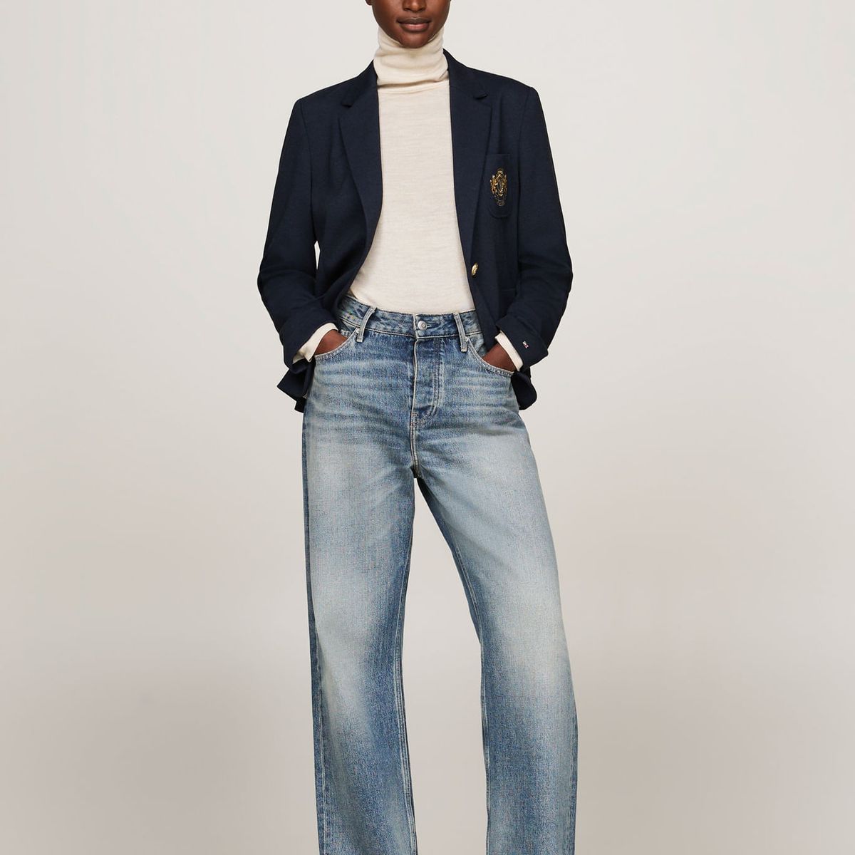 TOMMY HILFIGER - SACO HERITAGE CREST SLIM SB BLAZER