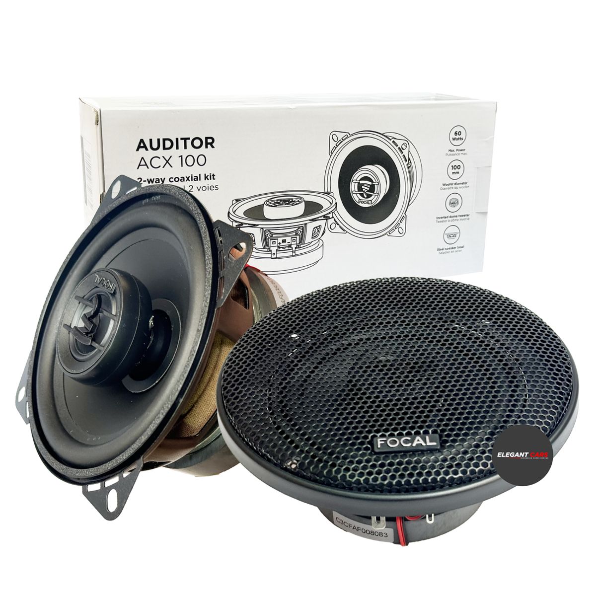 GENERICO - Parlante focal auditor original 4pulg acx100