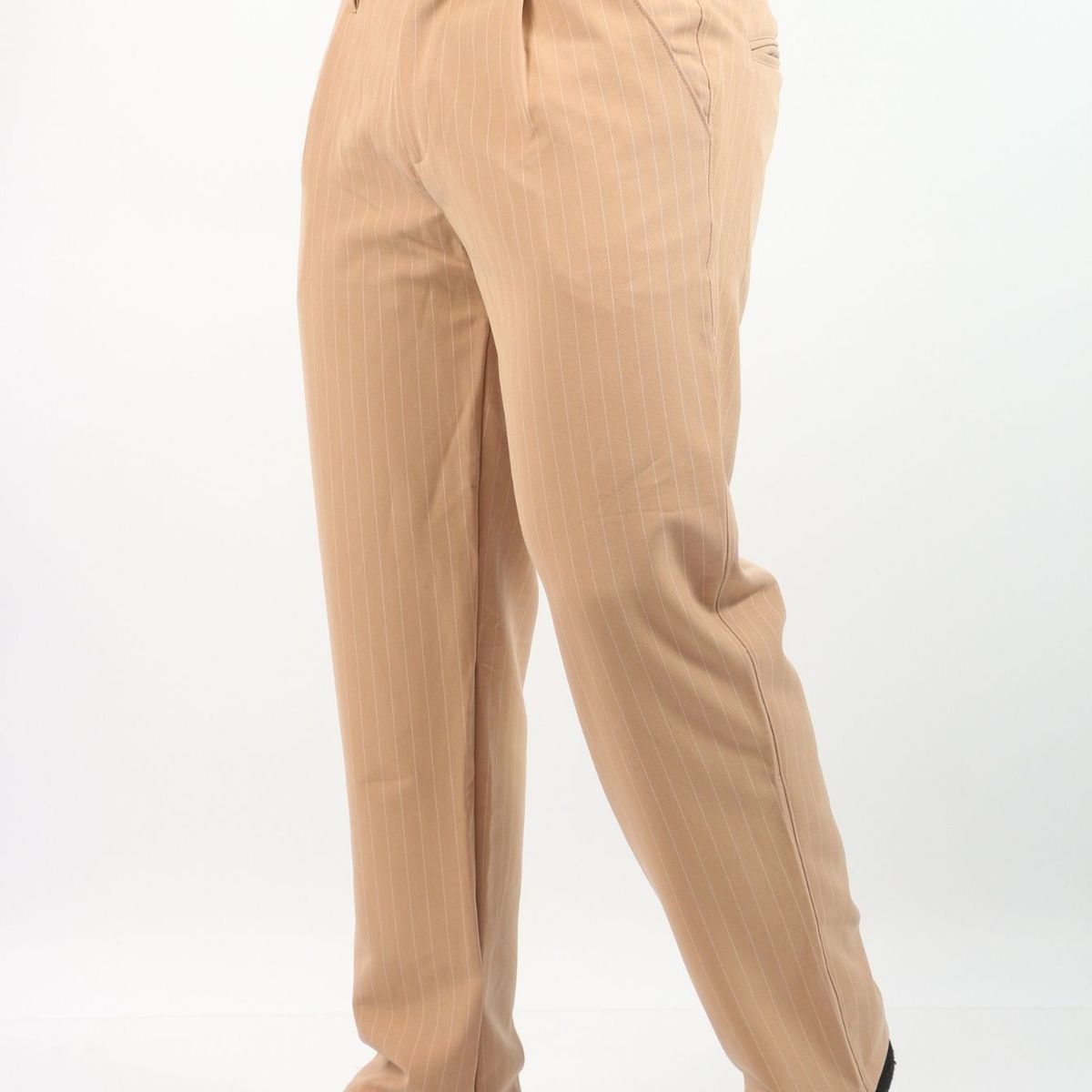 J JERAOUS - PANTALOM JERAOUS MILANO RECTO RAYAS PAOLO Camel