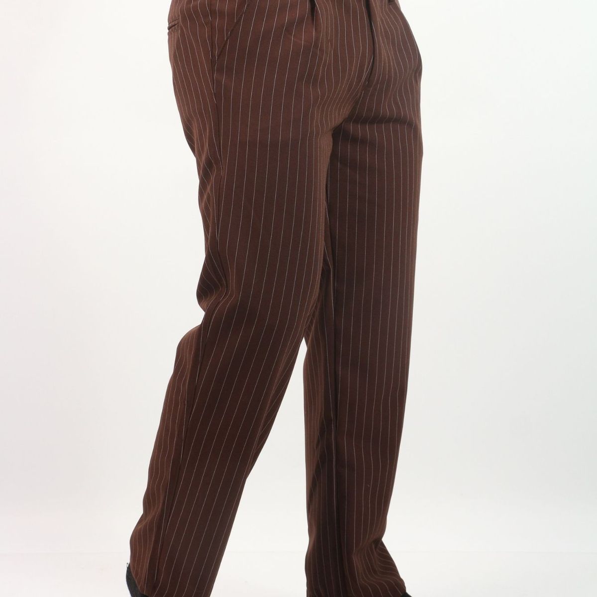 J JERAOUS - PANTALOM JERAOUS MILANO RECTO RAYAS PAOLO Marron