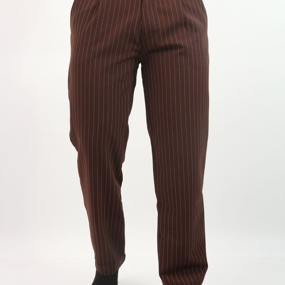 J JERAOUS - PANTALOM JERAOUS MILANO RECTO RAYAS PAOLO Marron