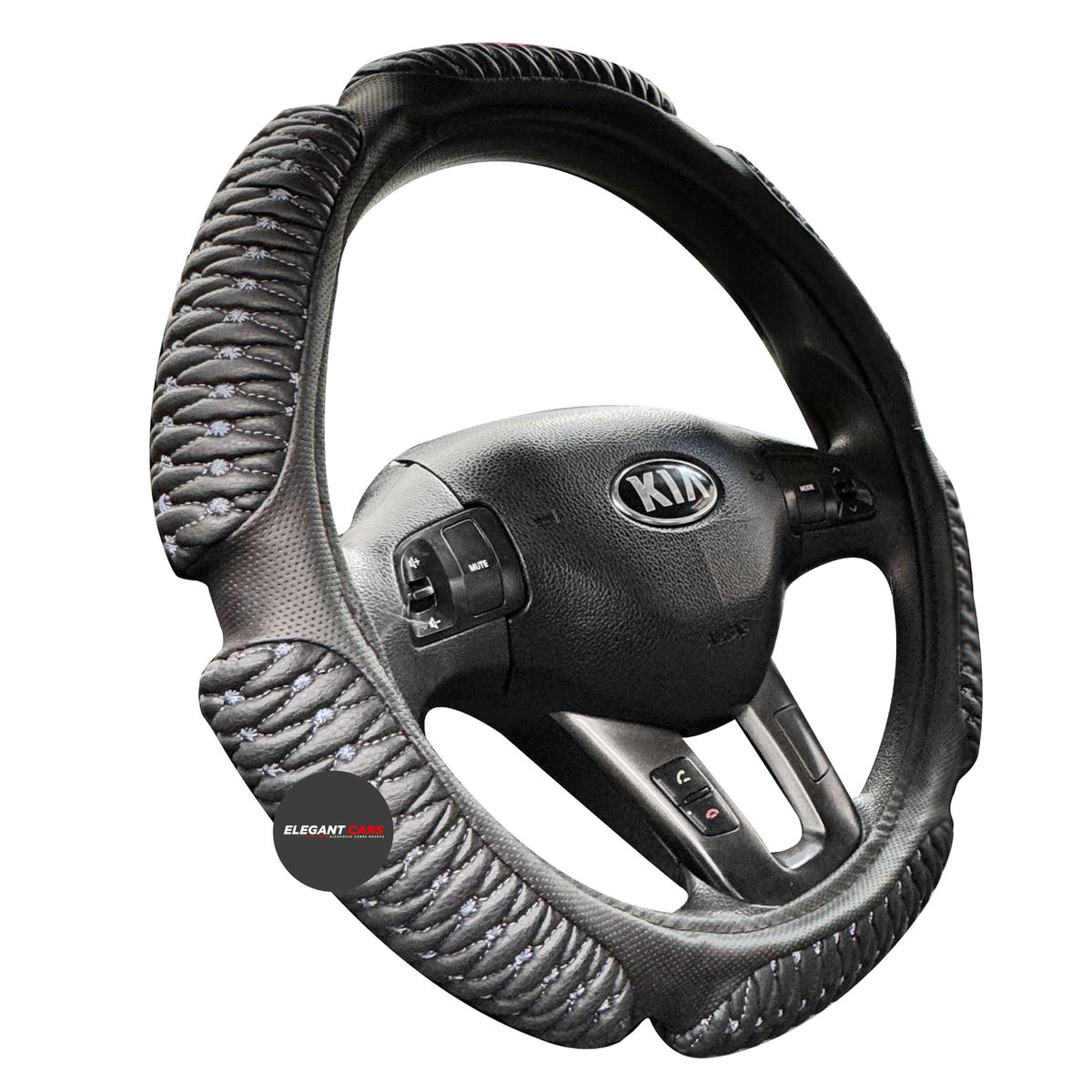 JET - Funda de Volante Elegante con Diseño Antiestrés