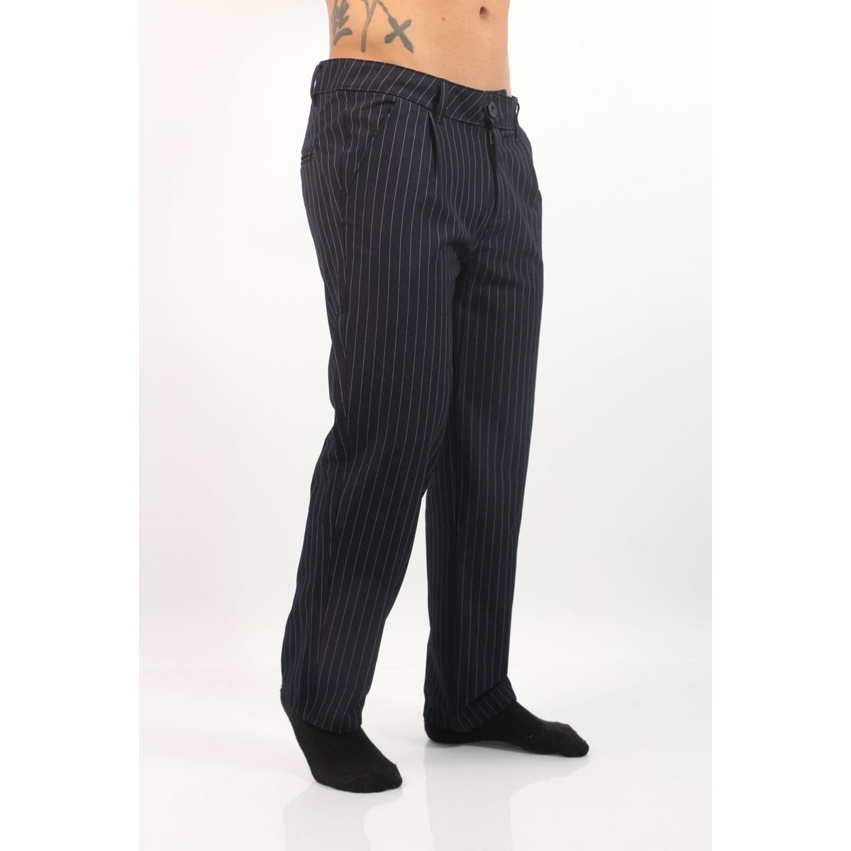 J JERAOUS - PANTALOM JERAOUS MILANO RECTO RAYAS PAOLO Azul