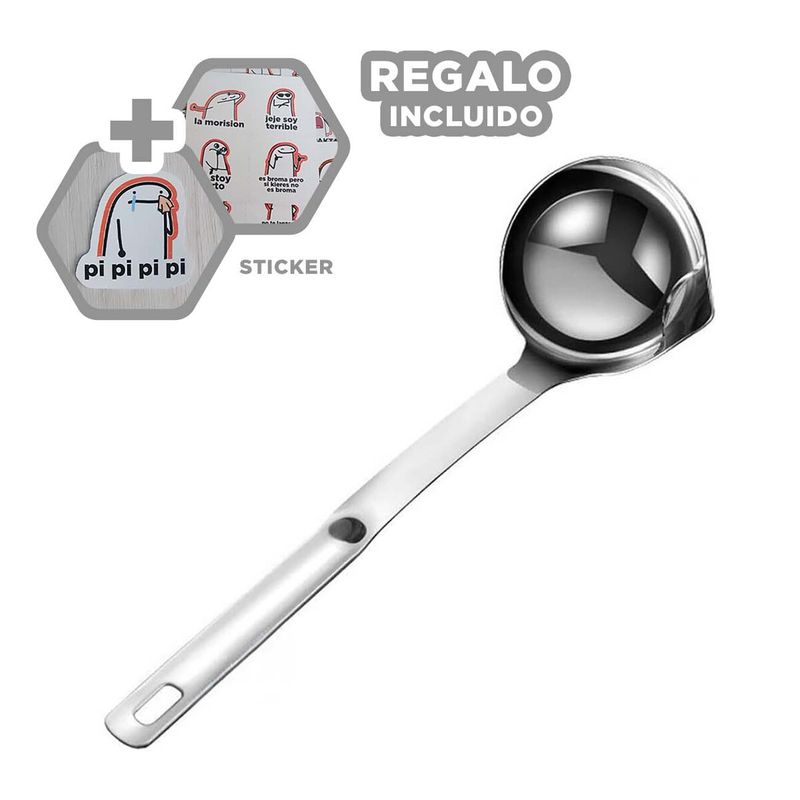 GENERICO - Pack12 Cubierto para Caldo con Precision Y+Regalo Stickers