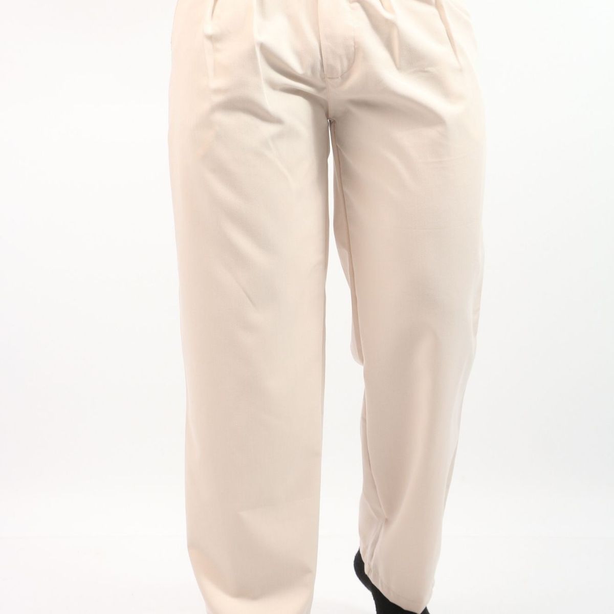 J JERAOUS - PANTALOM JERAOUS MILANO PLIEGUES YUSEPE Beige