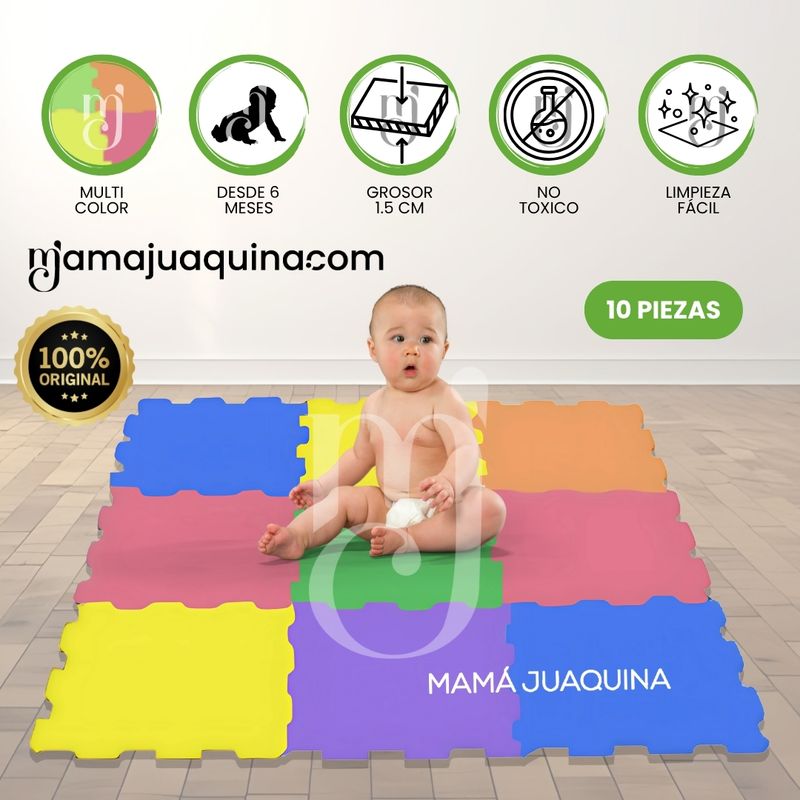 BABY - Piso Rompecabezas para Bebés «PLAYGROUND PLUS» 1.5 Color full