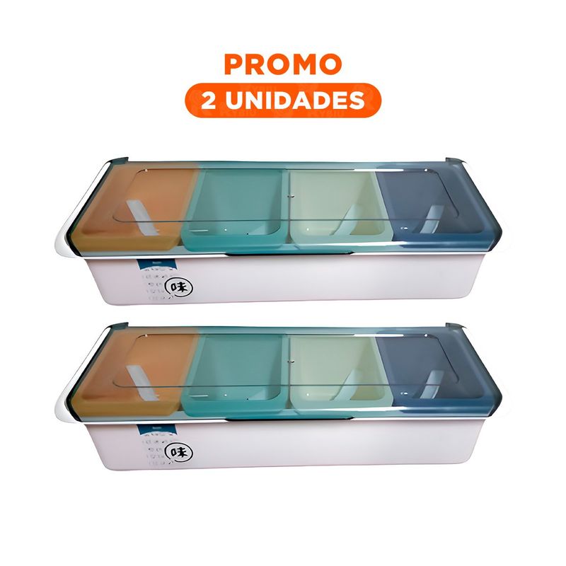 RYBIU IMPORT - Pack2 Condimenteros para Especias con Accesorios