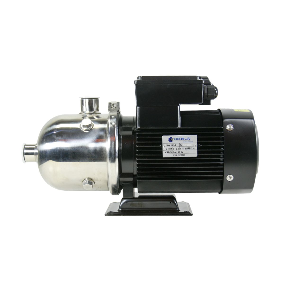 BERKLIN - BOMBA DE AGUA MULTIETAPA HORIZONTAL DE 1 5HP FULL INOX