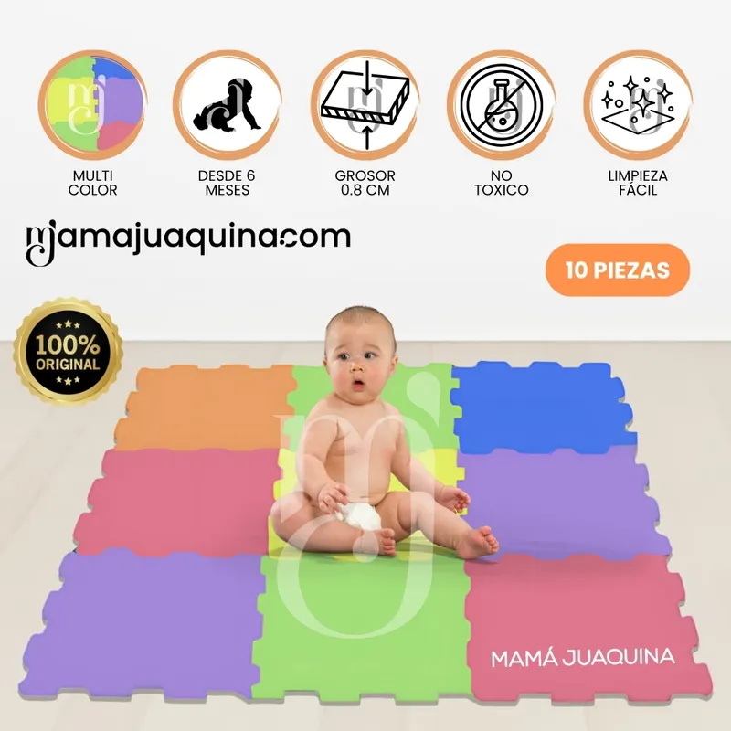 BABY - Piso Rompecabezas para Bebés «PLAYGROUND II» 0.8 Color full