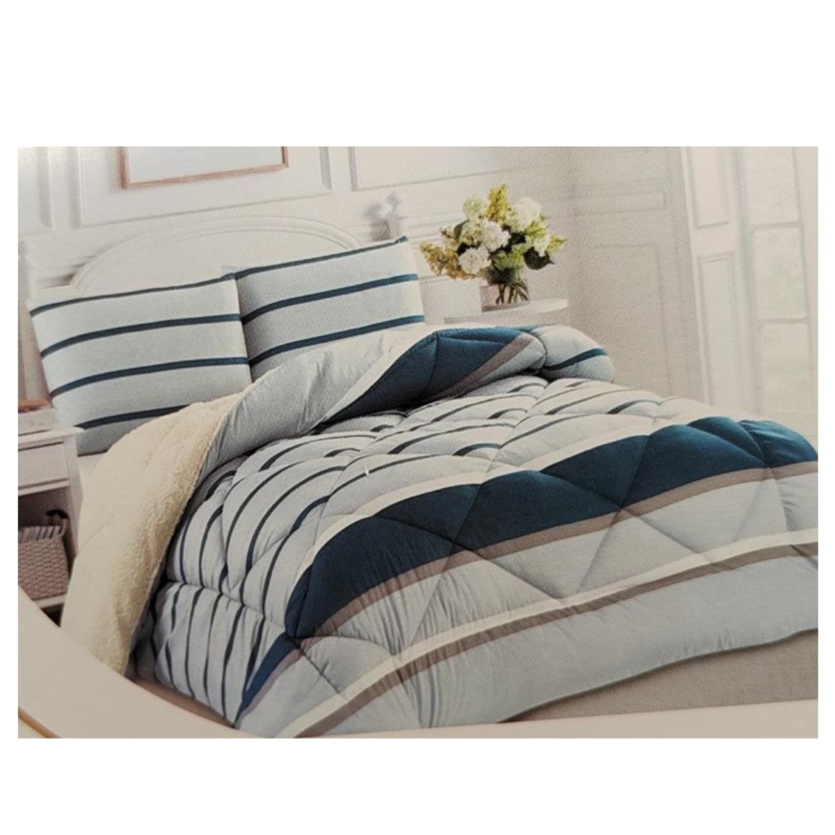 GENERICO - EDREDÓN CON SHERPA QUEEN