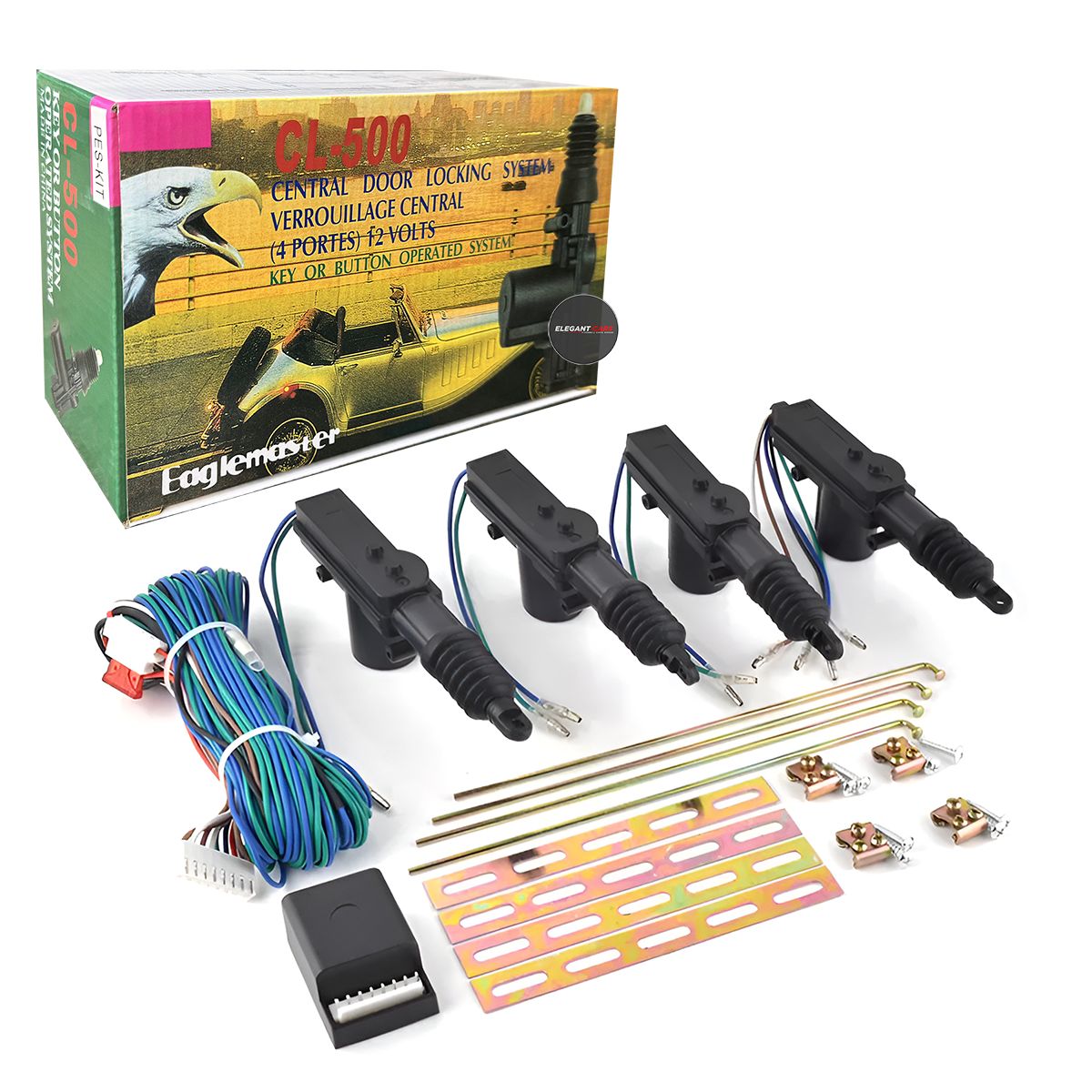 JET - Kit Pestillos 4pcs Auto Camioneta