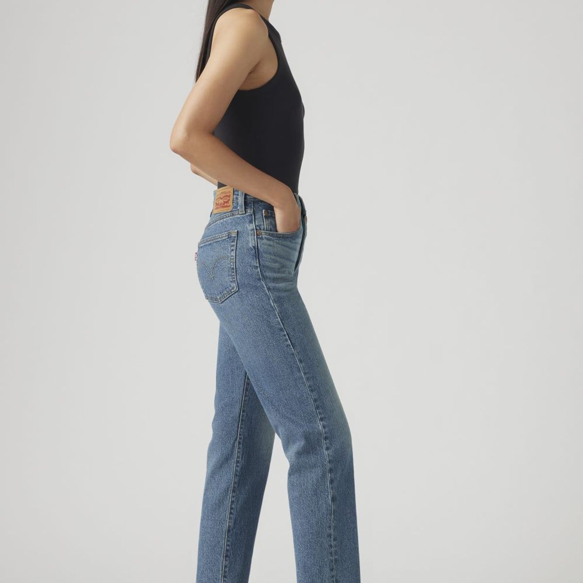 LEVIS - Jeans Mujer 501 Crop Celeste Levis