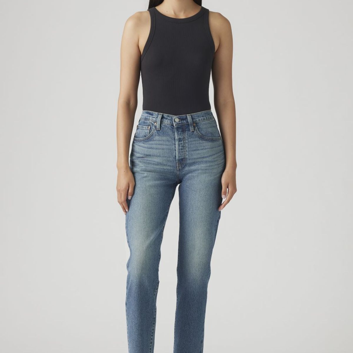 LEVIS - Jeans Mujer 501 Crop Celeste Levis