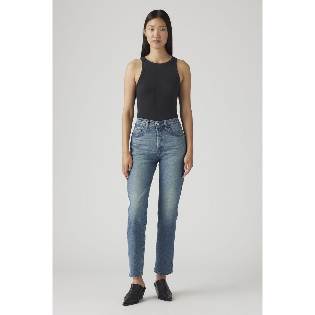 LEVIS - Jeans Mujer 501 Crop Celeste Levis