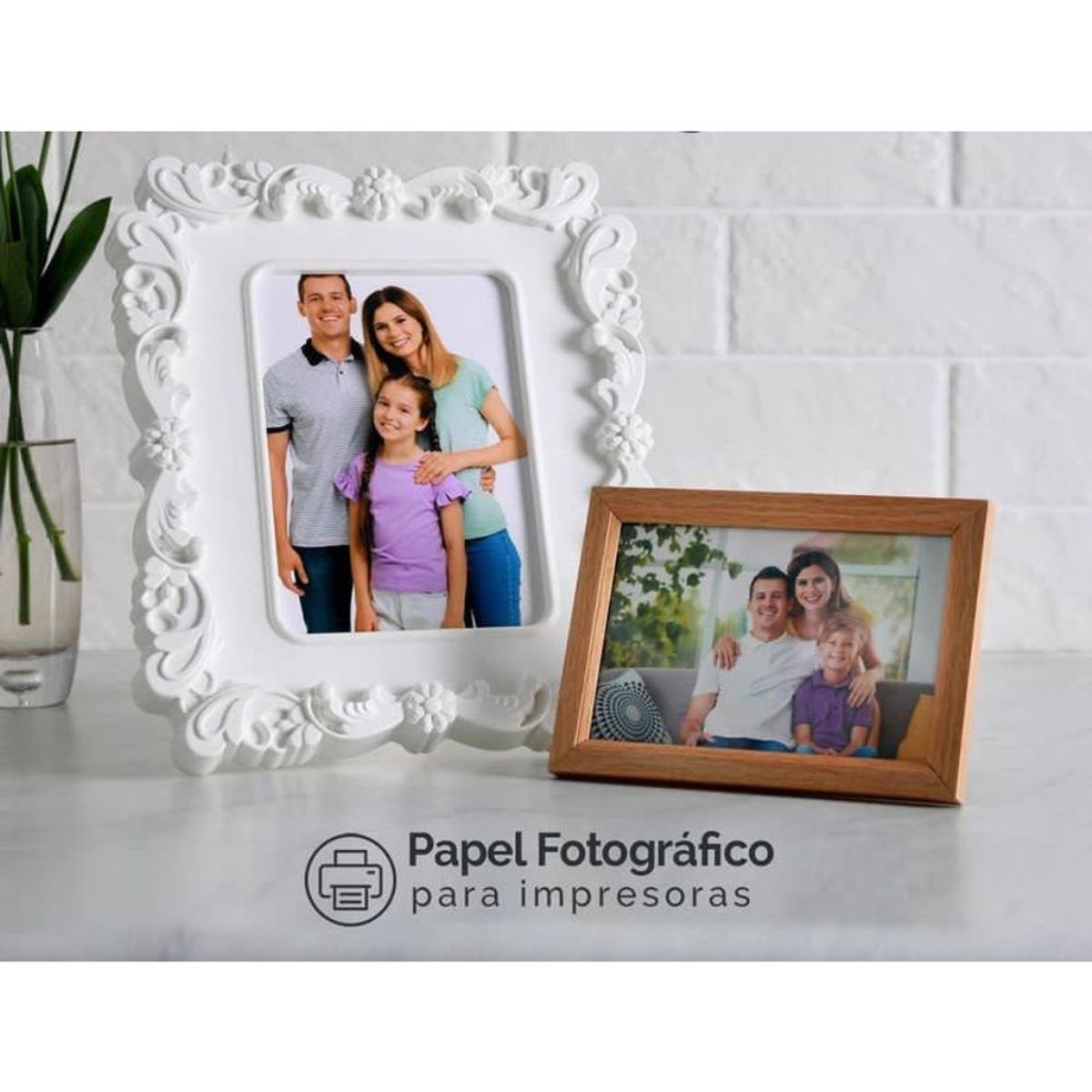 OFFICE PAPER - Papel Foto Office Paper Brillante 180g 10 Hojas A4 Pack x3