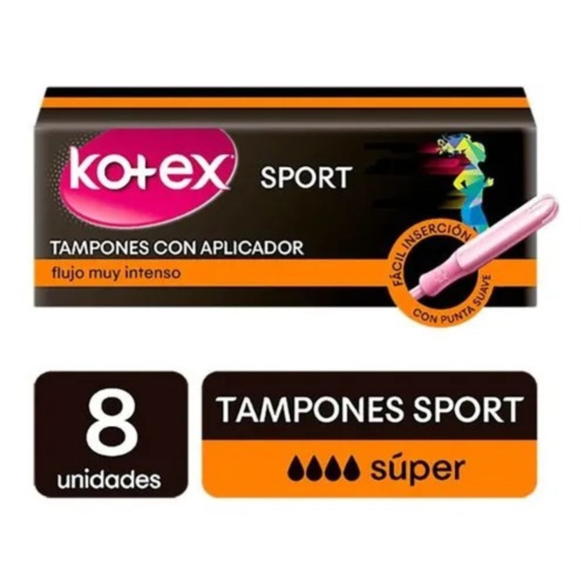 GENERICO - TAMPONES CON APLICADOR KOTEX  8 UND