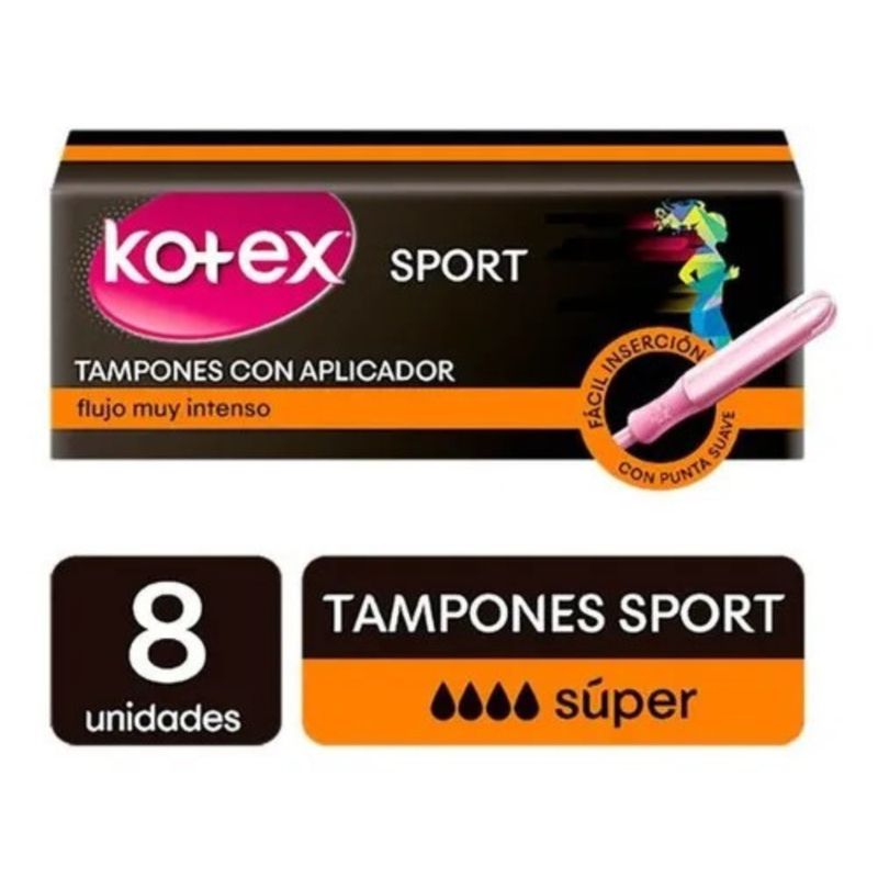 GENERICO - TAMPONES CON APLICADOR KOTEX  8 UND