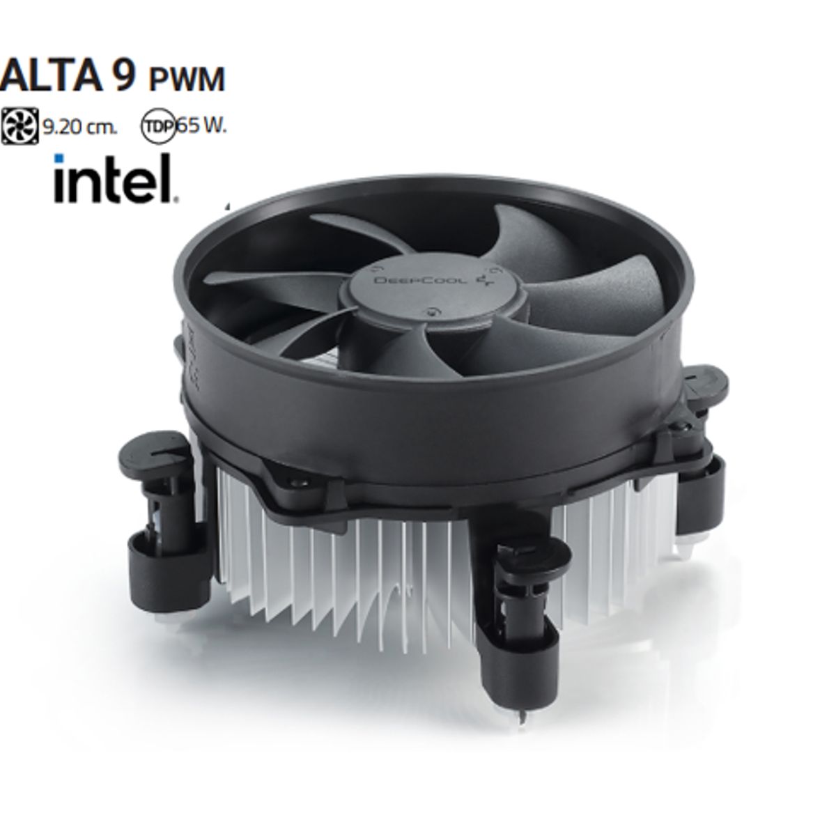 DEEPCOOL - Disipador Por Aire ALTA 9 PWM 9.20 cm.65 W. ALTURA: 69mm DEEPCOOL