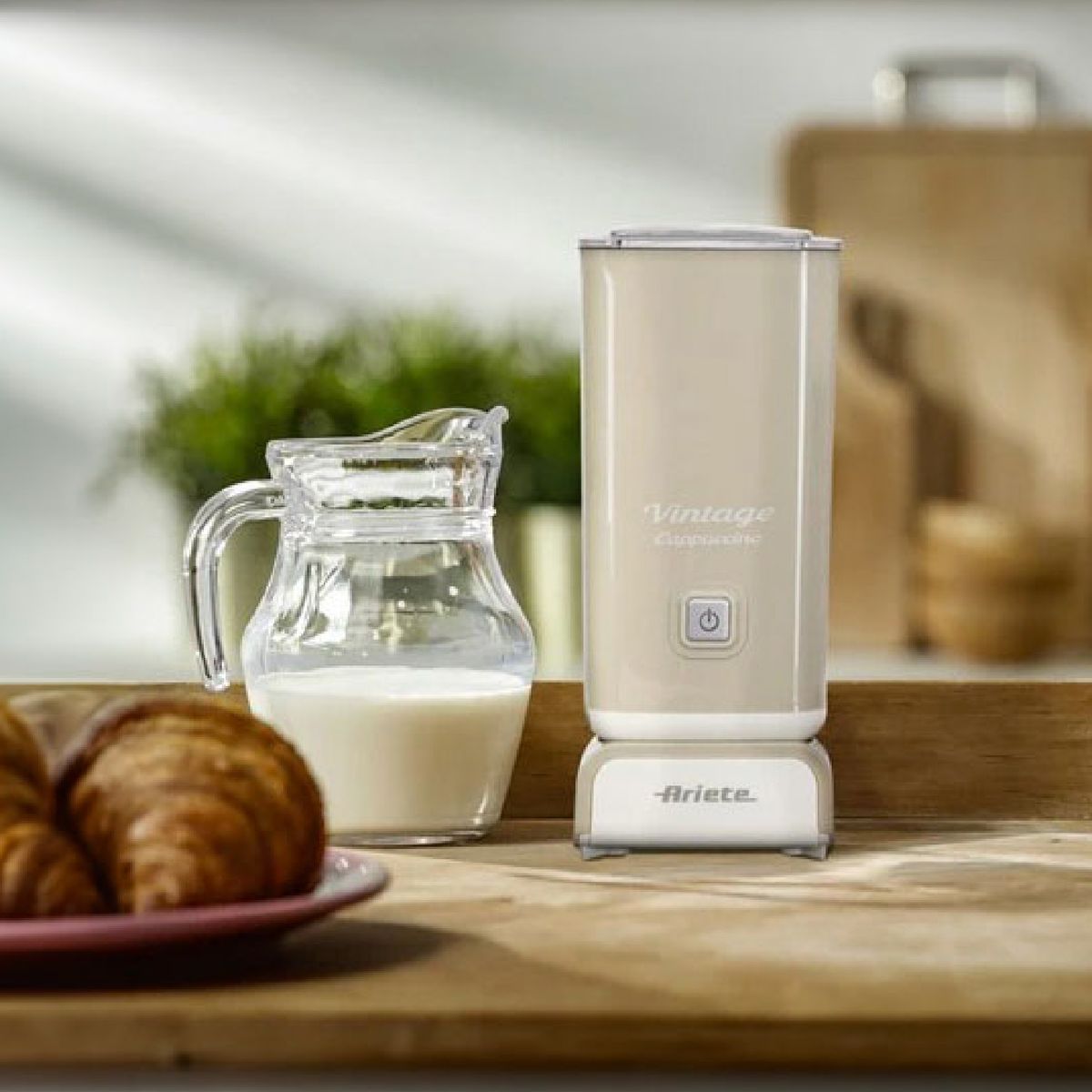 ARIETE - Vaporizador de Leche Vintage Beige 00C287803AR0 Ariete