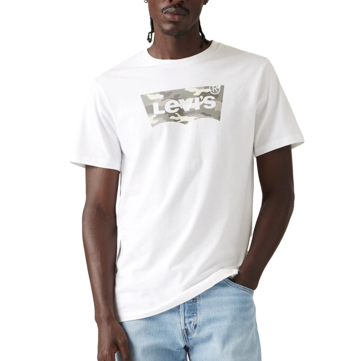 LEVIS - Polo Hombre Graphic Crewneck Tee Blanco Levis