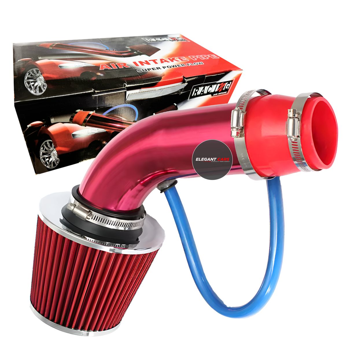 JET - Kit Intake Rojo con Filtro Rojo