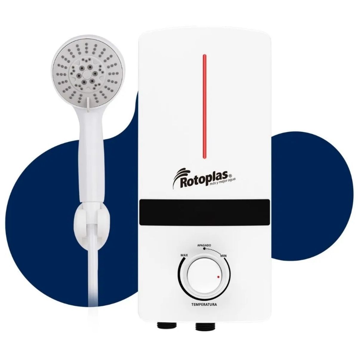 ROTOPLAS - Rapiducha Eléctrica Rotoplas Spazio 5500W Blanco